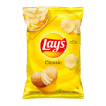 Delicious Lay’s Potato Chips, Classic, 8 oz Bag