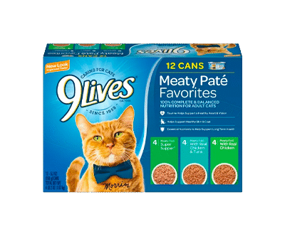 Lives Paté Favorites Variety Pack Wet Cat Food, 5.5-Ounce Cans, 12-Count
