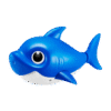 Robo Alive Junior Baby Shark New Silicon Fins Version Swimming Daddy Shark (Blue) by ZURU